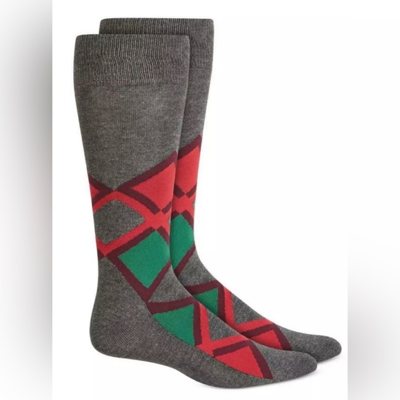 NWT Alfani Mens Striped Antimicrobial Crew Socks. Pls message me for your Color - Picture 5 of 17